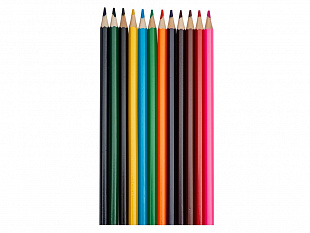 Набор из 12 цветных карандашей "Hakuna Matata", красный