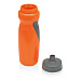 Спортивная бутылка «Flex» 709 мл, оранжевый/серый