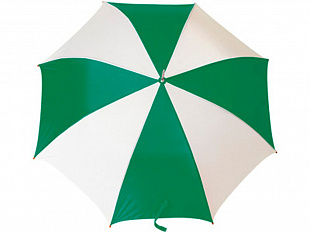 Зонт-трость "Тилос", зеленый/белый