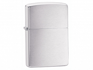 Зажигалка ZIPPO Classic с покрытием Brushed Chrome (Зажигалка ZIPPO Classic с покрытием Brushed Chrome, латунь/сталь, серебристая, матовая, 38x13x57 мм)