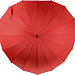 Зонт-трость "I love you" в форме сердца механический, красный