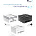 Многофункциональный очиститель + обеззараживатель 4 в 1, RMA-103-03, белый/серебристый
