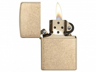 Зажигалка ZIPPO Armor™ с покрытием Brushed Brass (Зажигалка ZIPPO Armor™ с покрытием Brushed Brass, латунь/сталь, золотистая, матовая, 38x13x57 мм)