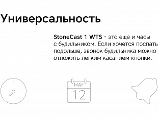 Метеостанция «StoneCast 1 WTS» (Метеостанция Rombica StoneCast 1 WTS, черный)