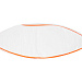 Непрозрачный пляжный мяч Bora, оранжевый/белый