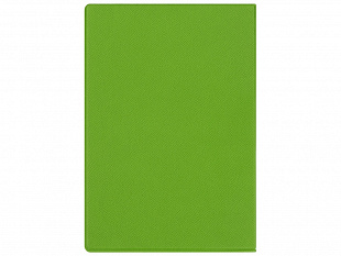 Классическая обложка для паспорта "Favor", зеленое яблоко/серая
