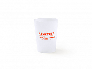 Многоразовая чашка PONTAL из гибкого полипропилена 500 мл, полупрозрачный