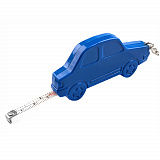 Брелок-рулетка Автомобиль, 1 метр, синий