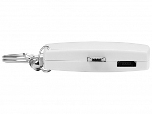 Портативное зарядное устройство-брелок «Saver», 600 mAh, белый