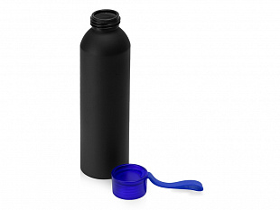 Бутылка для воды Joli, алюминий, черный/синий
