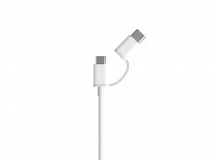 Кабель «Mi 2-in-1 USB Cable Micro-USB to Type C», 30 см (Кабель Mi 2-in-1 USB Cable Micro-USB to Type C 30см SJX02ZM (SJV4083TY))