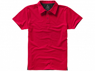 Рубашка поло "Markham" мужская, красный/антрацит