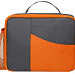 Изотермическая сумка-холодильник "Breeze" для ланч-бокса, серый/оранжевый
