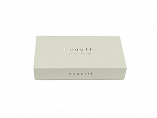 Портмоне для кредитных карт BUGATTI Primo, чёрное, натуральная воловья кожа, 11,5х0,5х9 см