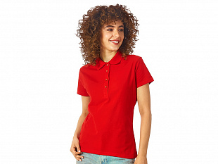 Рубашка поло "First" женская, красный