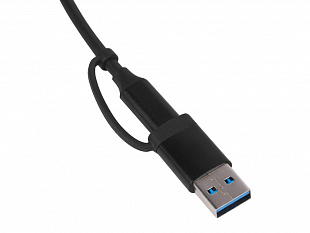 USB-хаб «Link» с коннектором 2-в-1 USB-C и USB-A, 2.0/3.0 (USB-хаб «Link» с коннектором 2-в-1 USB-C и USB-A, 2.0/3.0, серый)