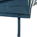 Зонт-трость полуавтомат "Майорка", синий/серебристый