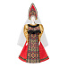 Набор «Катерина»: кукла в народном костюме, платок , красный