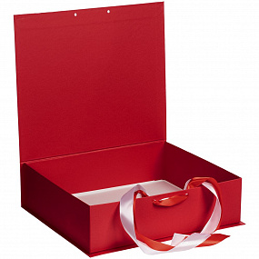 Коробка на лентах Tie Up, красная