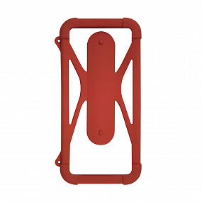 Чехол-бампер универсальный для смартфонов #2, р. 4.5"-6.5", бордовый, OLMIO