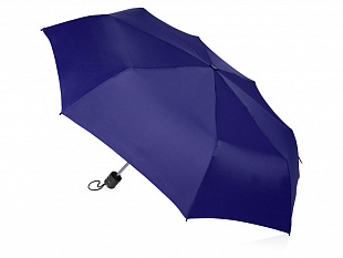 Зонт складной "Columbus", механический, 3 сложения, с чехлом, темно-синий
