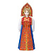 Набор «Марфа»: кукла в народном костюме, платок, синий