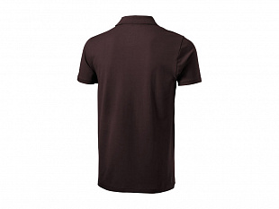 Рубашка поло "Seller" мужская, шоколадный коричневый