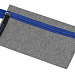Универсальный пенал из переработанного полиэстера RPET "Holder", серый/синий