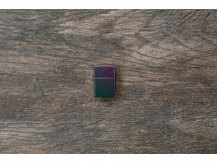 Зажигалка ZIPPO Classic с покрытием Iridescent, латунь/сталь, фиолетовая, матовая, 38x13x57 мм