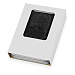 Подарочная коробка для флеш-карт «Сиам» в шубере, серебристый