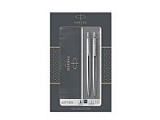 Набор Parker «Jotter Core Stainless Steel CT» ручка шариковая, карандаш механический