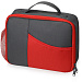 Изотермическая сумка-холодильник "Breeze" для ланч-бокса, серый/красный