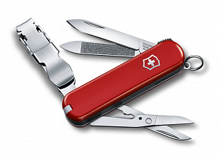 Нож-брелок «NailClip 580», 65 мм, 8 функций (Нож-брелок VICTORINOX NailClip 580, 65 мм, 8 функций, красный)