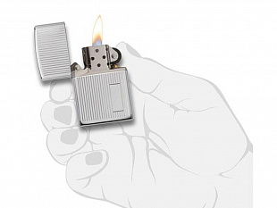 Зажигалка ZIPPO Classic с покрытием High Polish Chrome (Зажигалка ZIPPO Classic с покрытием High Polish Chrome, латунь/сталь, серебристая, 38x13x57 мм)