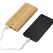Внешний беспроводной аккумулятор из бамбука «Bamboo Air», 10000 mAh