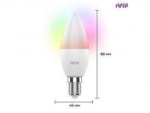 Умные лампочки «IOT CLED M2 RGB» (Умная Wi-Fi лампочка HIPER IoT CLED M2)