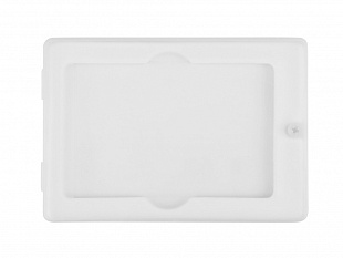 Коробка для флеш-карт «Cell» в шубере, белый прозрачный