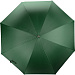 Зонт-трость полуавтомат "Майорка", зеленый/серебристый
