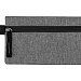 Универсальный пенал из переработанного полиэстера RPET "Holder", серый/черный