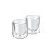 Набор стаканов из двойного стекла тм ALFI 80ml, в наборе 2 шт.