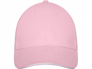 Бейсболка «Darton» (Кепка-сэндвич Darton, 6 панелей, light pink)