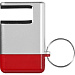 Подставка-брелок для мобильного телефона "GoGo", серебристый/красный