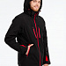 Куртка-трансформер мужская Matrix, черная с красным