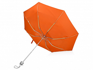 Зонт складной "Tempe", механический, 3 сложения, с чехлом, оранжевый