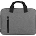 Сумка для ноутбука Wing с вертикальным наружным карманом, серый (Р)