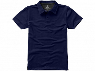 Рубашка поло "Markham" мужская, темно-синий/антрацит