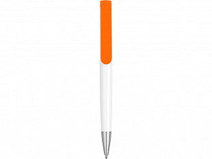 Ручка-подставка «Кипер», белый/оранжевый
