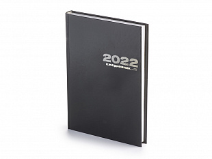 Ежедневник А5 датированный «Бумвинил» 2022, черный