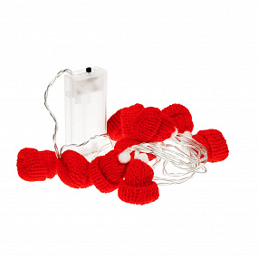 Гирлянда Cosy Poms, синяя