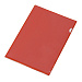 Папка-уголок прозрачный формата А4  0,18 мм, красный глянцевый